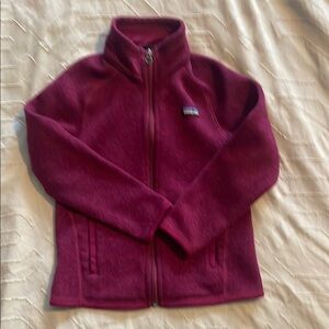 Patagonia Burgundy Fleece Jacket